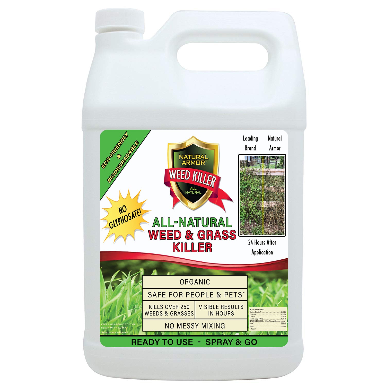 amazon herbicide Natural Armor All-Natural Weed Killer