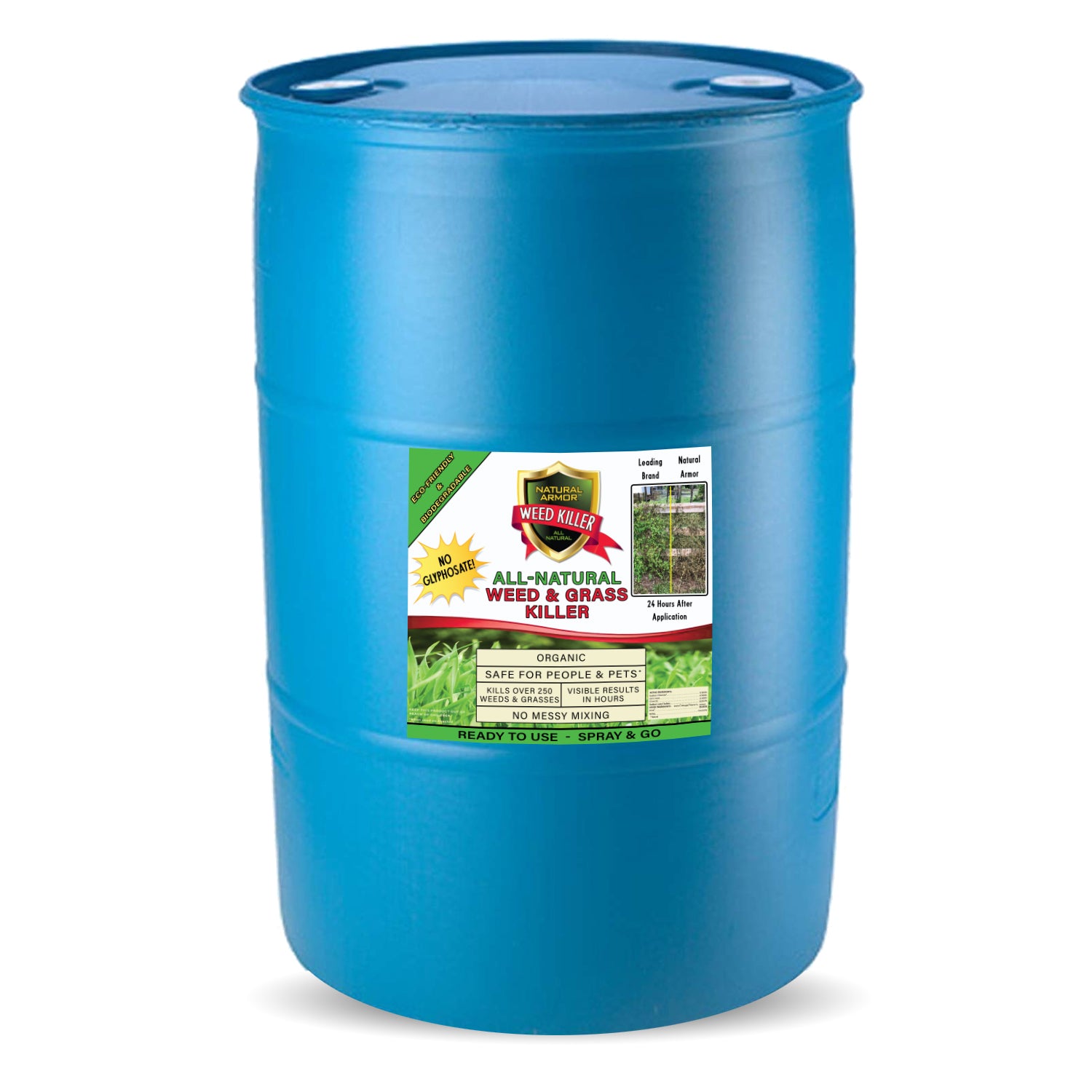 all herbicide Natural Armor All-Natural Weed Killer - (1) 55 GALLON DRUM
