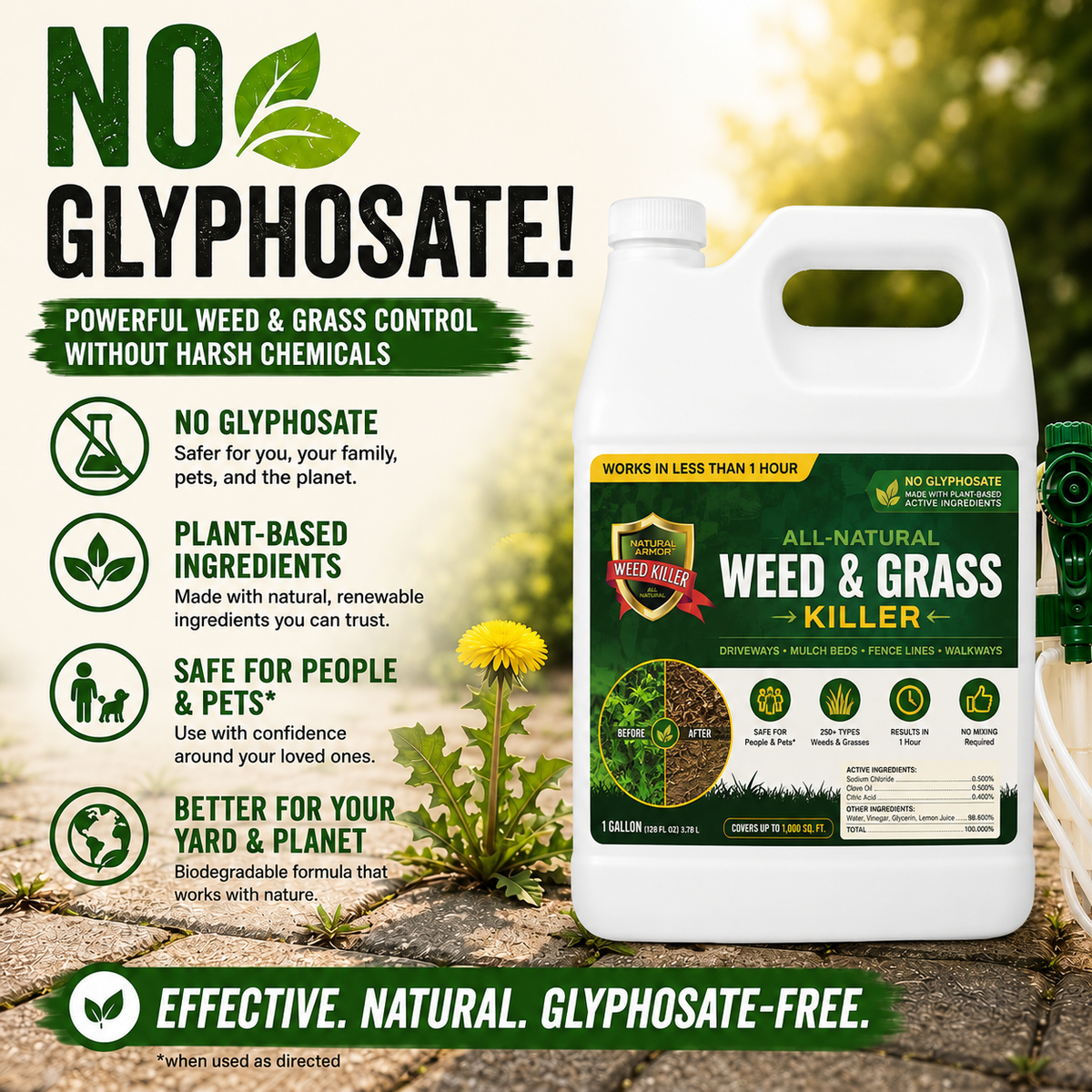 All-Natural Weed Killer