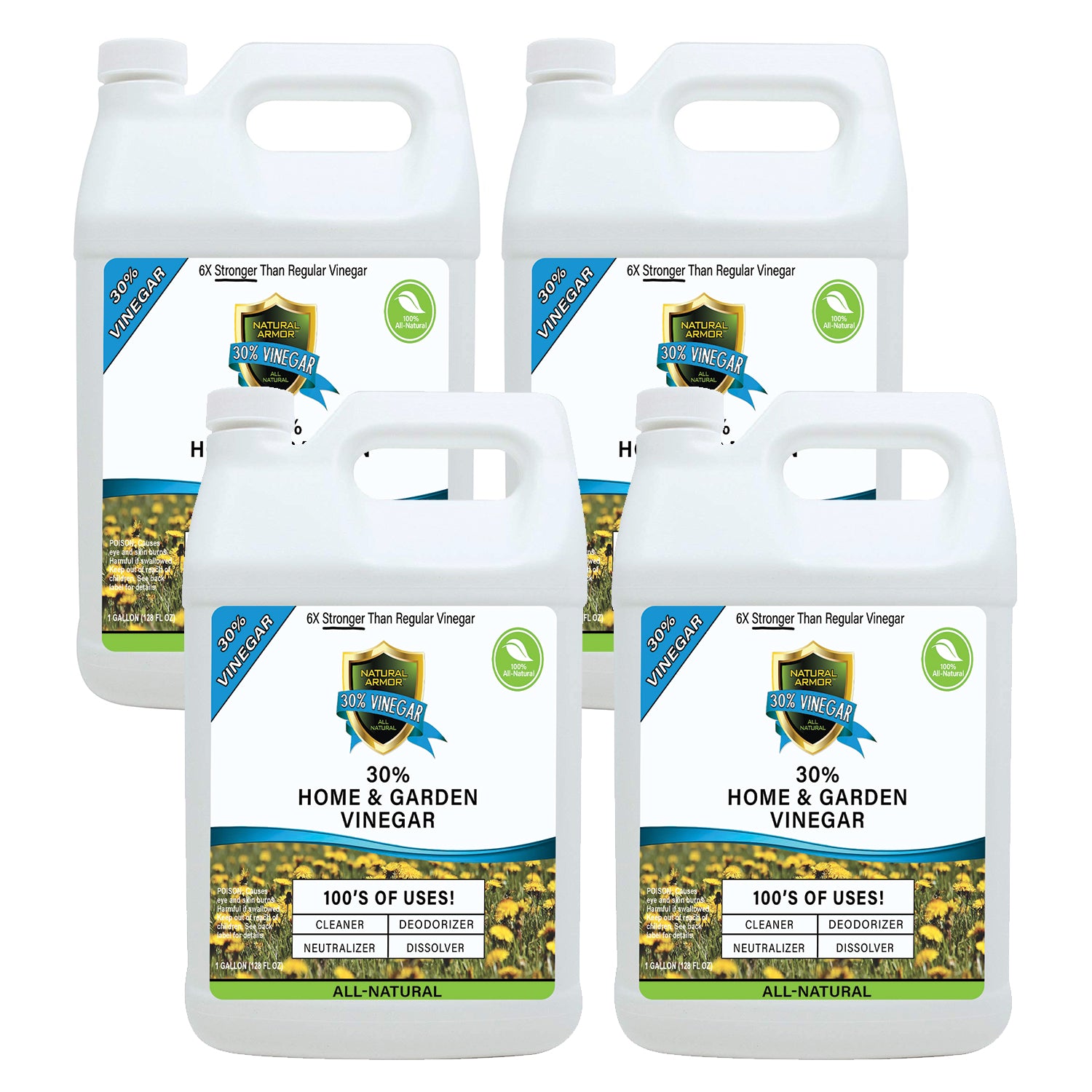 30% Vinegar - CASE OF 4 GALLON Refills