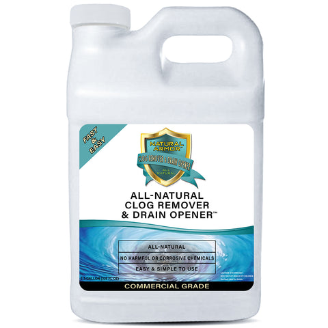 All Natural Clog Remover & Drain Opener - 1/2 GALLON (64oz