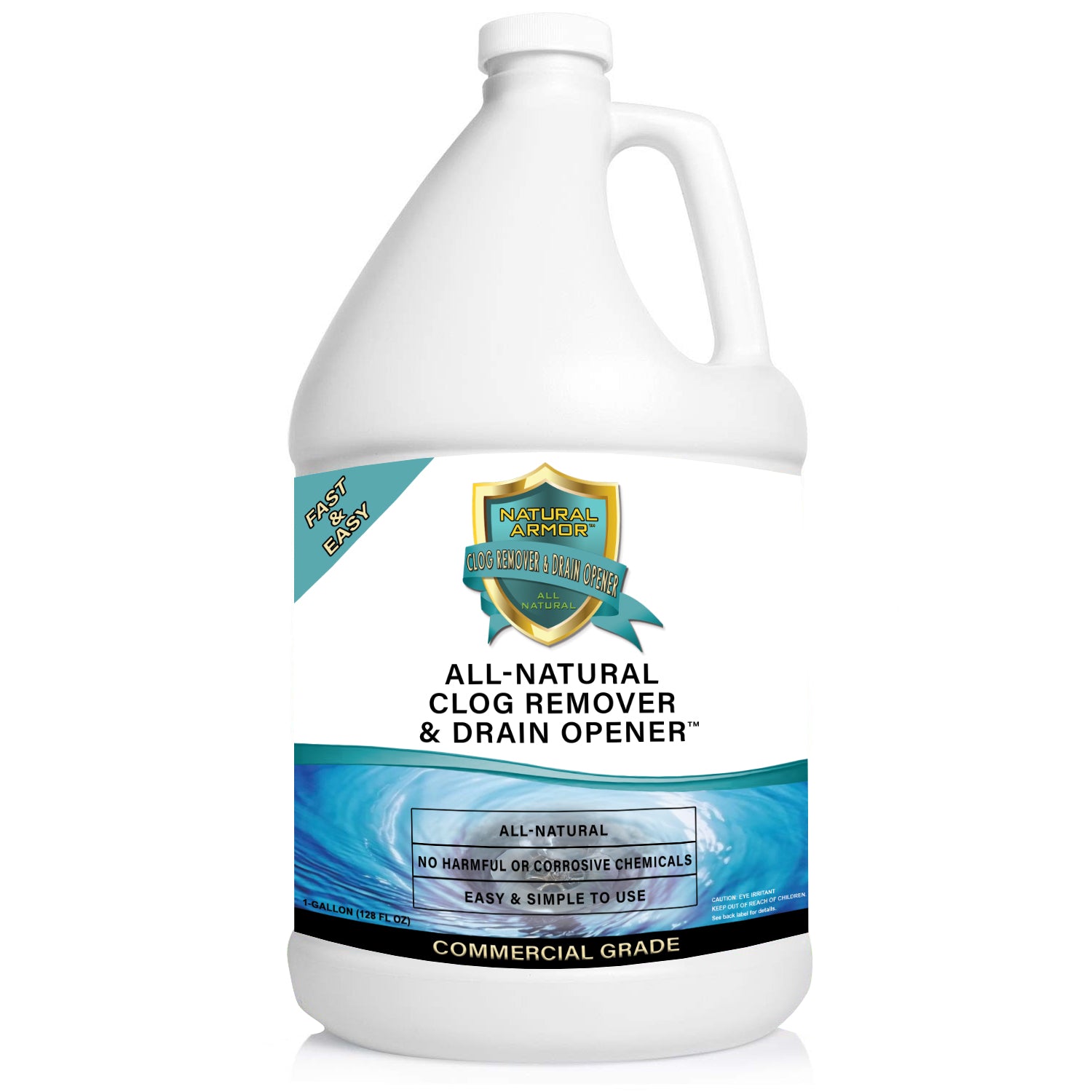 All Natural Clog Remover & Drain Opener - GALLON (128oz)