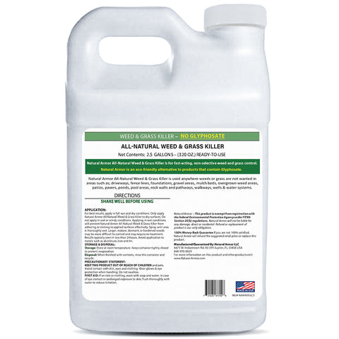 Natural Armor All-Natural Weed Killer - 2.5 GALLONS (320 Ounces)